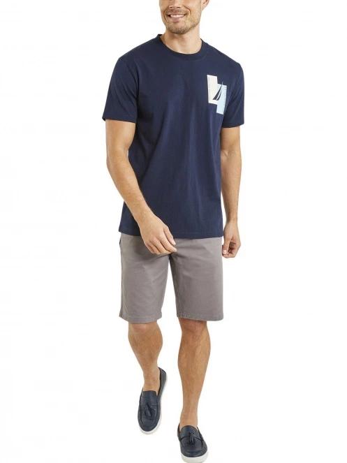 Nautica Niagara T-Shirt férfi rövid ujjú póló sötétkék színben 4