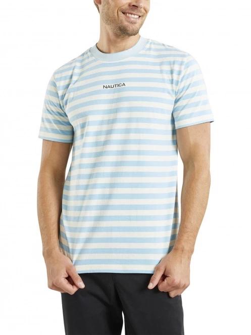 Nautica Stratford T-Shirt férfi rövid ujjú póló világoskék színben 2