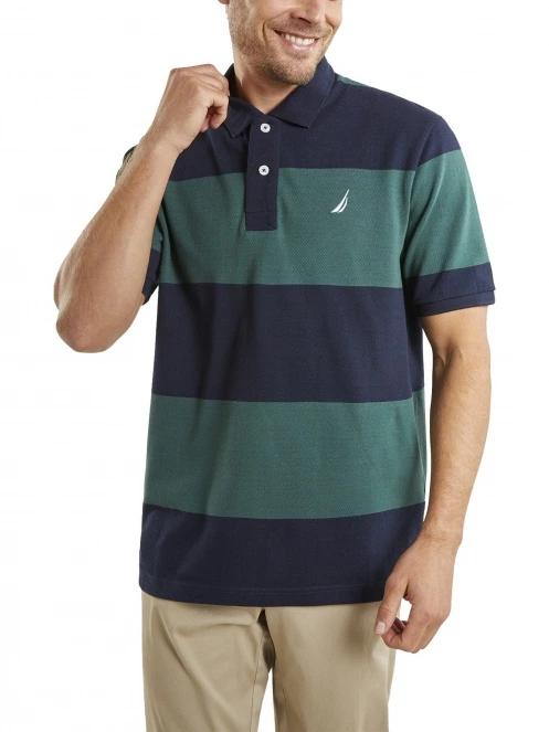 Nautica Thornton Polo Shirt férfi galléros póló zöld színben 2