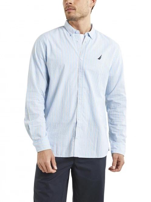 Nautica Edmonton LS Shirt férfi hosszú ujjú ing világoskék színben 2
