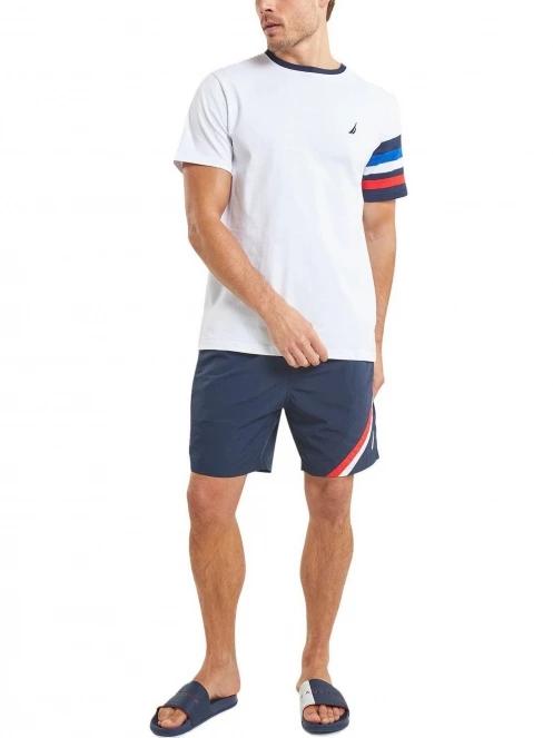 Nautica Grampian B&T 6” Swim Short férfi fürdőnadrág sötétkék színben 4