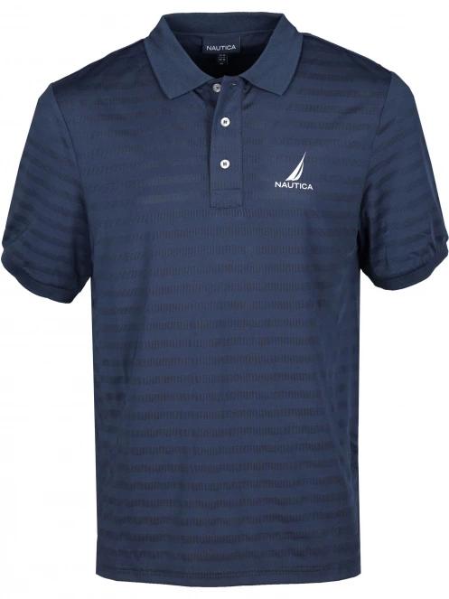 Nautica Leonard II Polo Shirt férfi galléros póló sötétkék színben 2