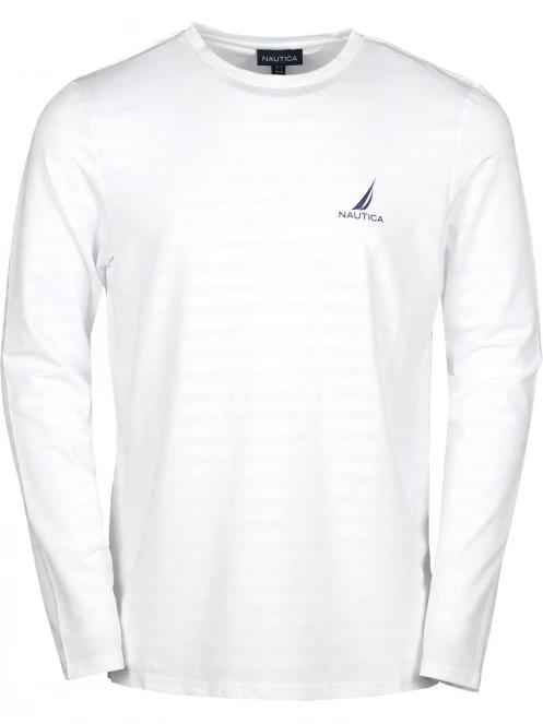 Nautica Larry LS T-shirt férfi hosszú ujjú póló fehér színben 2