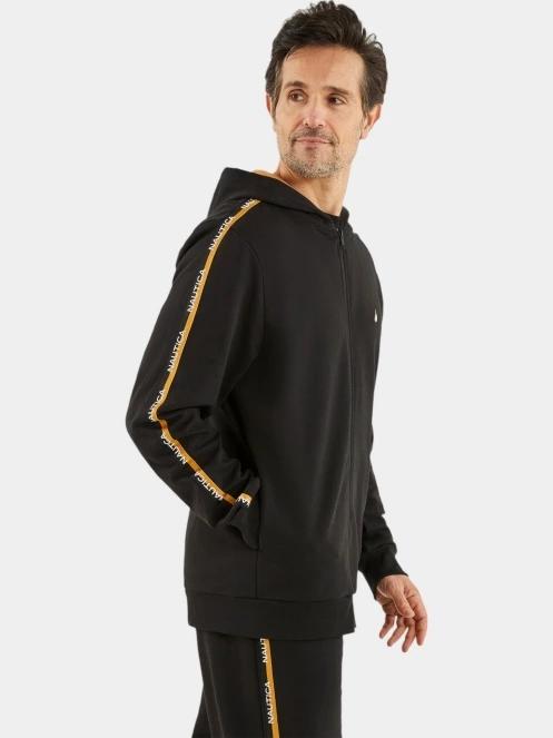 Nautica Danaus FZ Hoody férfi kapucnis pulóver fekete színben 2