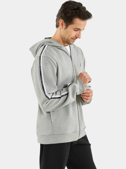 Nautica Danaus FZ Hoody férfi kapucnis pulóver szürke színben 2