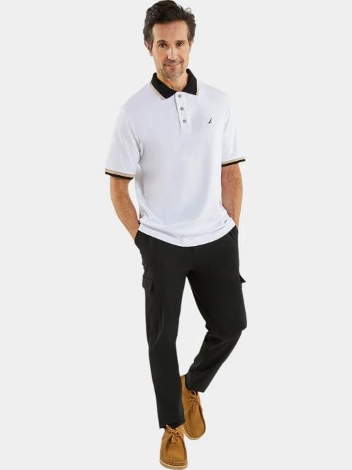 Nautica Latok Polo Shirt férfi galléros póló fehér színben 5