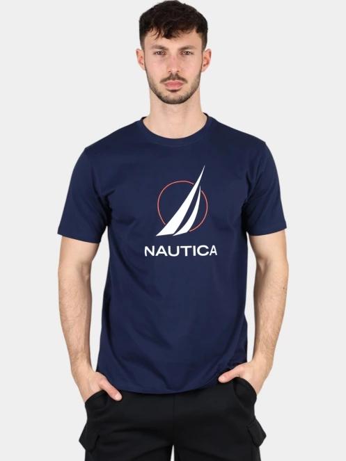 Nautica Pollock T-Shirt férfi rövid ujjú póló sötétkék színben 2
