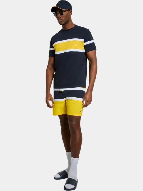 Nautica Mikhail T-Shirt férfi rövid ujjú póló sötétkék színben 4
