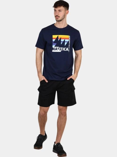 Nautica Jurgen T-Shirt férfi rövid ujjú póló sötétkék színben 6
