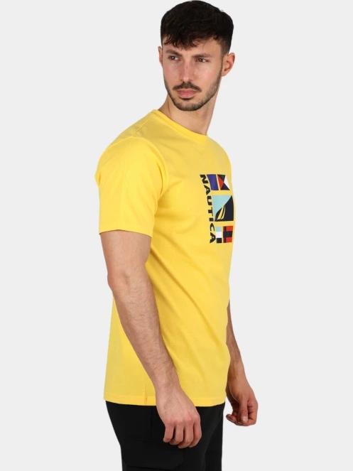 Nautica Joachim T-Shirt férfi rövid ujjú póló sárga színben 5