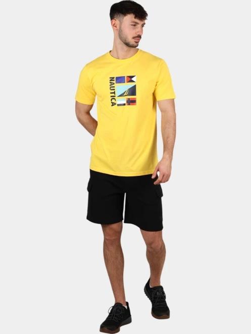 Nautica Joachim T-Shirt férfi rövid ujjú póló sárga színben 6
