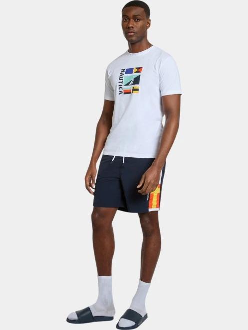 Nautica Joachim T-Shirt férfi rövid ujjú póló fehér színben 4