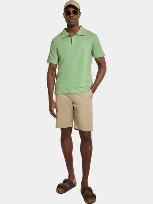 Nautica Torres Polo Shirt férfi galléros póló zöld színben 4