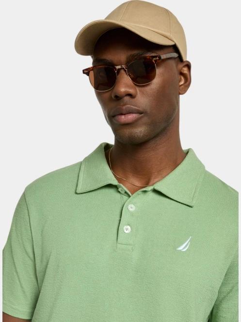 Nautica Torres Polo Shirt férfi galléros póló zöld színben 5