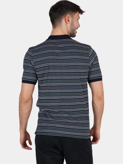Nautica Umberto Slim Fit Polo Shirt férfi galléros póló sötétkék színben 4