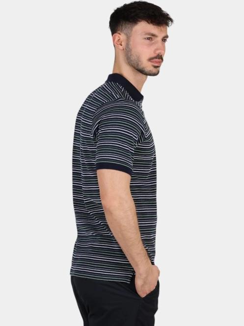 Nautica Umberto Slim Fit Polo Shirt férfi galléros póló sötétkék színben 5