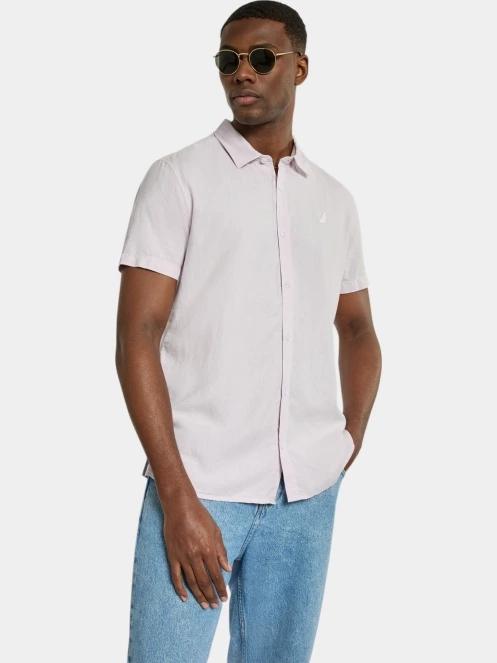 Nautica Andre SS Shirt férfi rövid ujjú ing lila színben 2