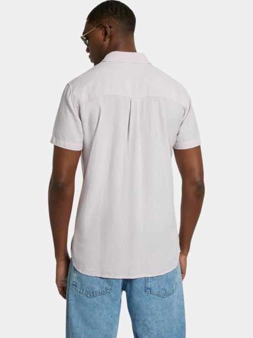 Nautica Andre SS Shirt férfi rövid ujjú ing lila színben 3