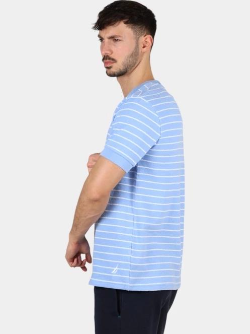 Nautica Whitby T-Shirt férfi rövid ujjú póló világoskék színben 3