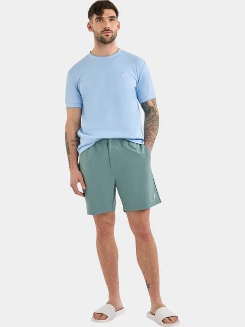 Nautica Milford Swim Short férfi fürdőnadrág zöld színben 4