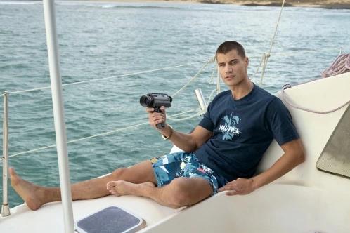 Nautica Tomi T-Shirt férfi rövid ujjú póló sötétkék színben 6