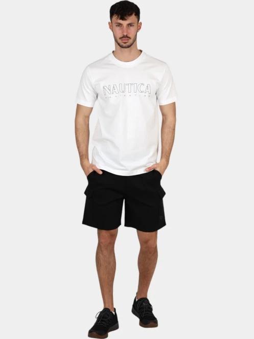 Nautica Cook T-Shirt férfi rövid ujjú póló fehér színben 6
