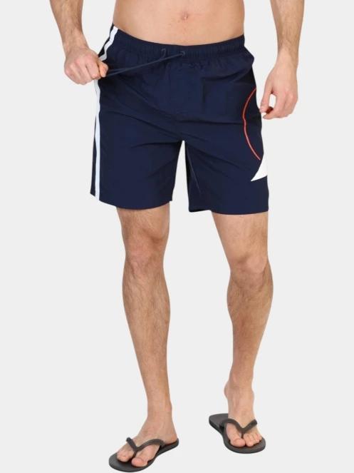 Nautica Aleksandr B&T Swim Short férfi fürdőnadrág sötétkék színben 2