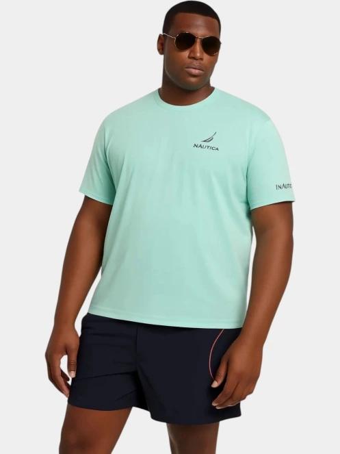 Nautica Sergei B&T T-Shirt férfi rövid ujjú póló kék színben 2