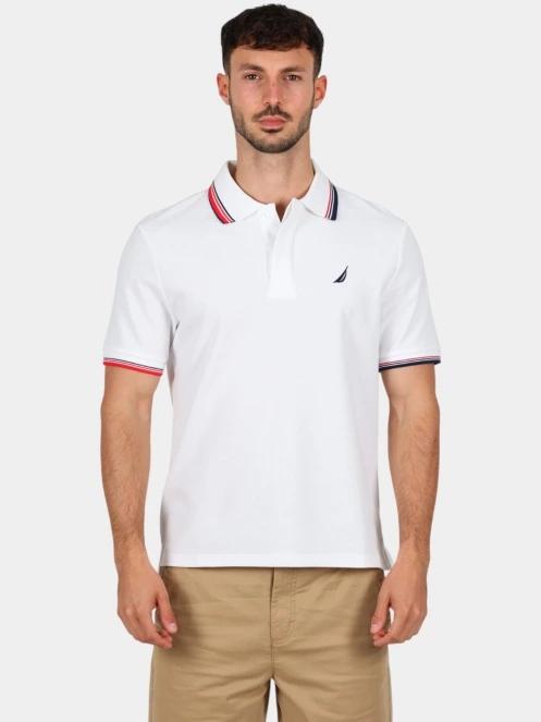 Nautica Atabay Polo Shirt férfi galléros póló fehér színben 2