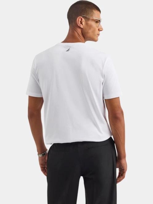 Nautica Koa SS T-Shirt férfi rövid ujjú póló fehér színben 3