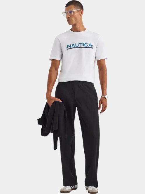 Nautica Koa SS T-Shirt férfi rövid ujjú póló fehér színben 4