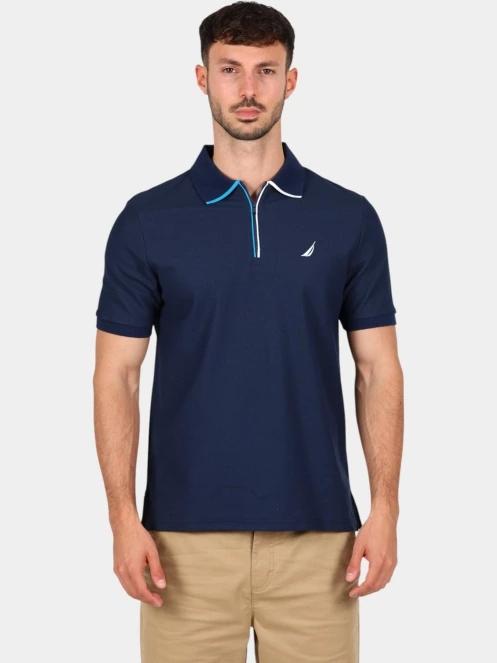 Nautica Seton Polo Shirt férfi galléros póló sötétkék színben 2