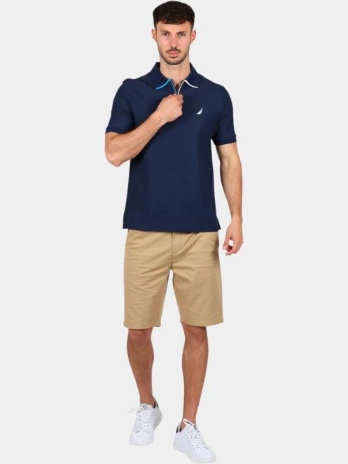 Nautica Seton Polo Shirt férfi galléros póló sötétkék színben 5
