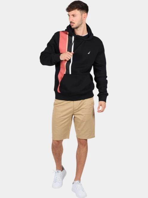 Nautica Finnik OH Hoodie férfi kapucnis pulóver fekete színben 5