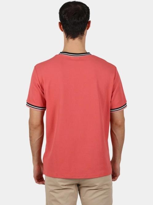 Nautica Seaton T-Shirt férfi rövid ujjú póló piros színben 4