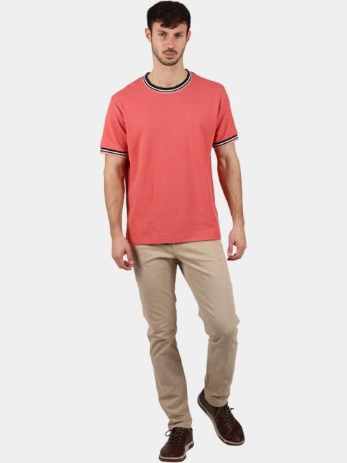 Nautica Seaton T-Shirt férfi rövid ujjú póló piros színben 5