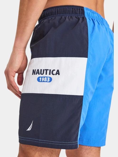 Nautica Aquilo Swim Shorts férfi fürdőnadrág kék színben 5