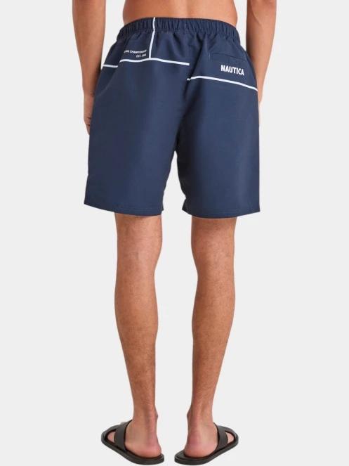 Nautica Almar Swim Short férfi fürdőnadrág sötétkék színben 3