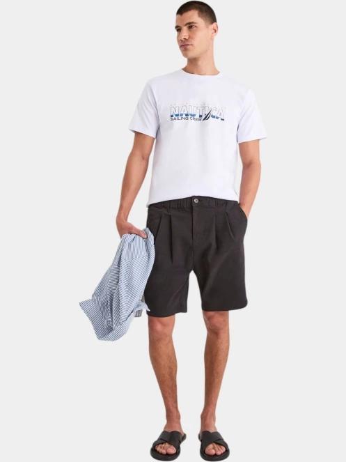 Nautica Onda T-Shirt férfi rövid ujjú póló fehér színben 4