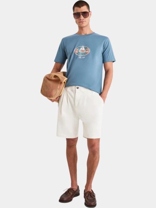 Nautica Mosa T-Shirt férfi rövid ujjú póló kék színben 4