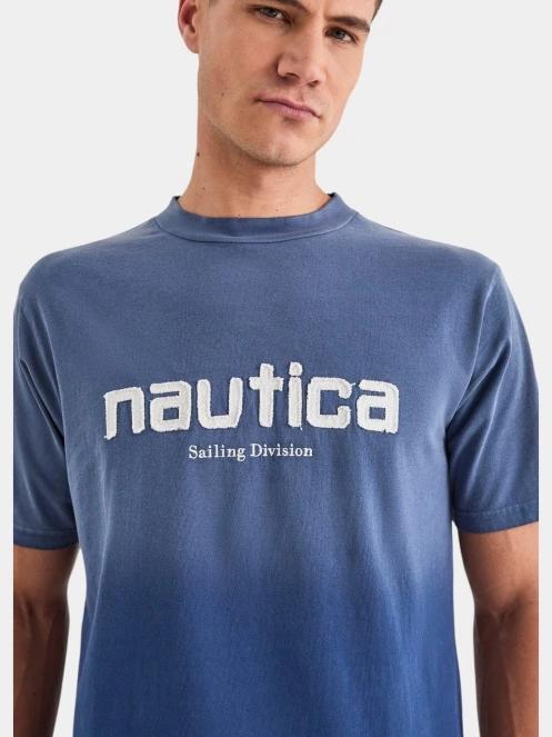 Nautica Astillo T-Shirt férfi rövid ujjú póló sötétkék színben 5