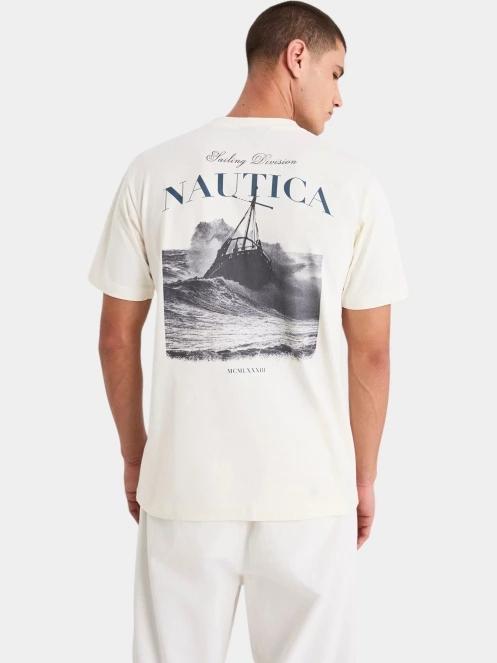 Nautica Kokay T-Shirt férfi rövid ujjú póló fehér színben 3