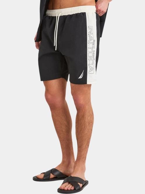 Nautica Derwent 7” Swim Short férfi fürdőnadrág fekete színben 2