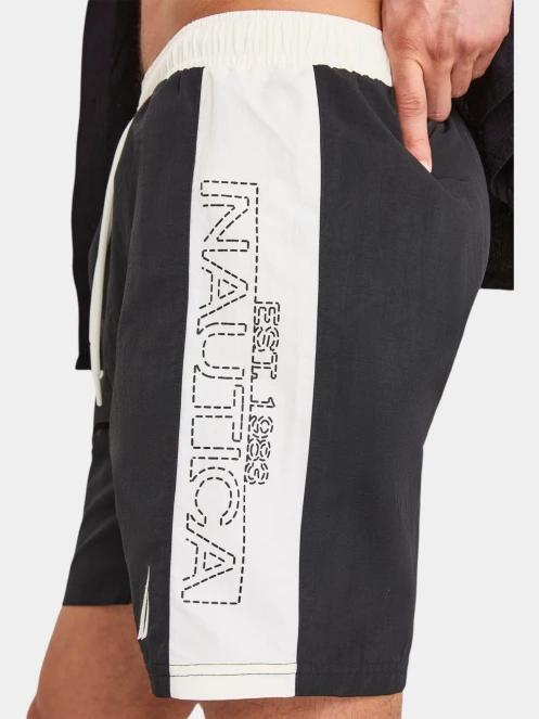 Nautica Derwent 7” Swim Short férfi fürdőnadrág fekete színben 5