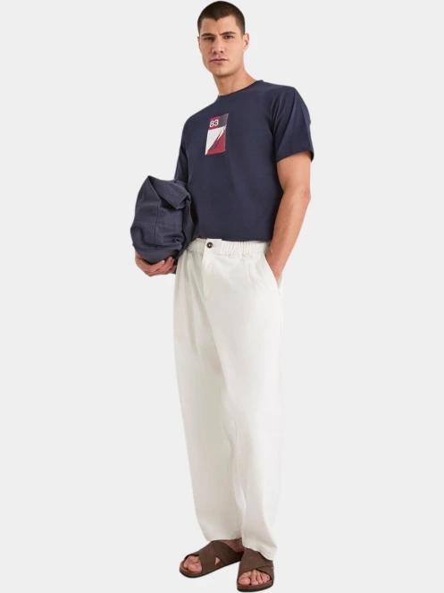 Nautica Tigris T-Shirt férfi rövid ujjú póló sötétkék színben 4