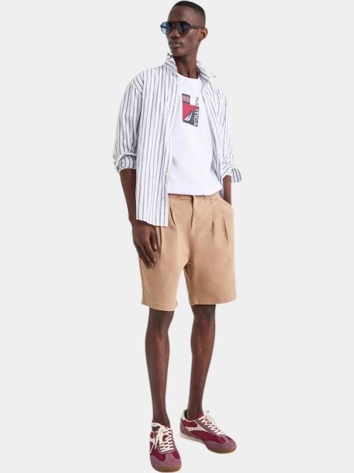 Nautica Tigris T-Shirt férfi rövid ujjú póló fehér színben 4