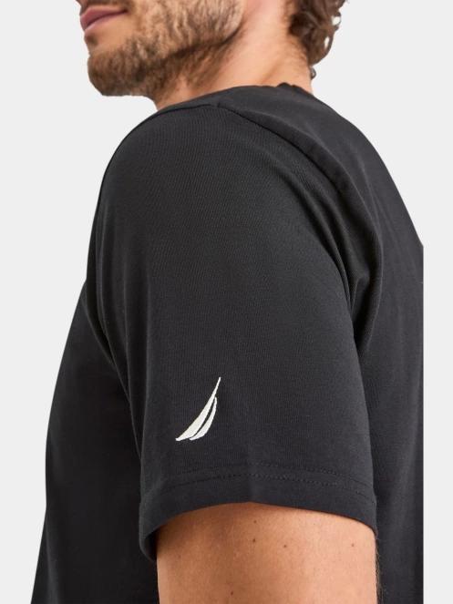 Nautica Sassandra T-Shirt férfi rövid ujjú póló fekete színben 6