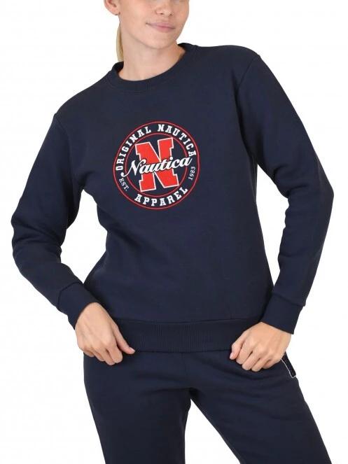 Nautica Jorgia Sweatshirt női pulóver sötétkék színben 2