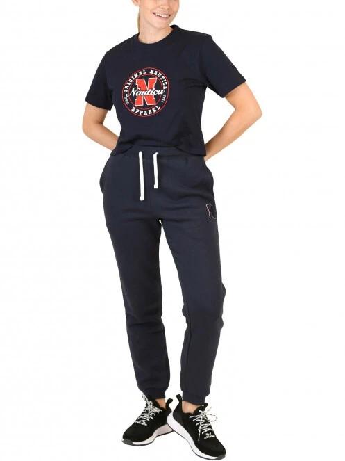Nautica Beau Crop T-Shirt női rövid ujjú póló sötétkék színben 5