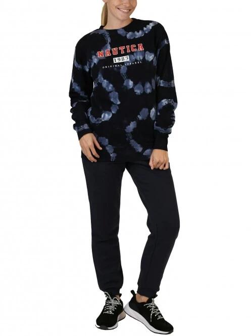 Nautica Safia Oversized Sweatshirt női pulóver kék színben 5